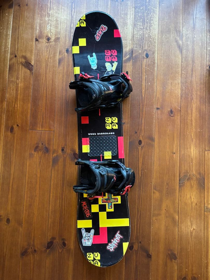 ZUMAスノーボード キッズ2点セット 110cm＋ビンディング