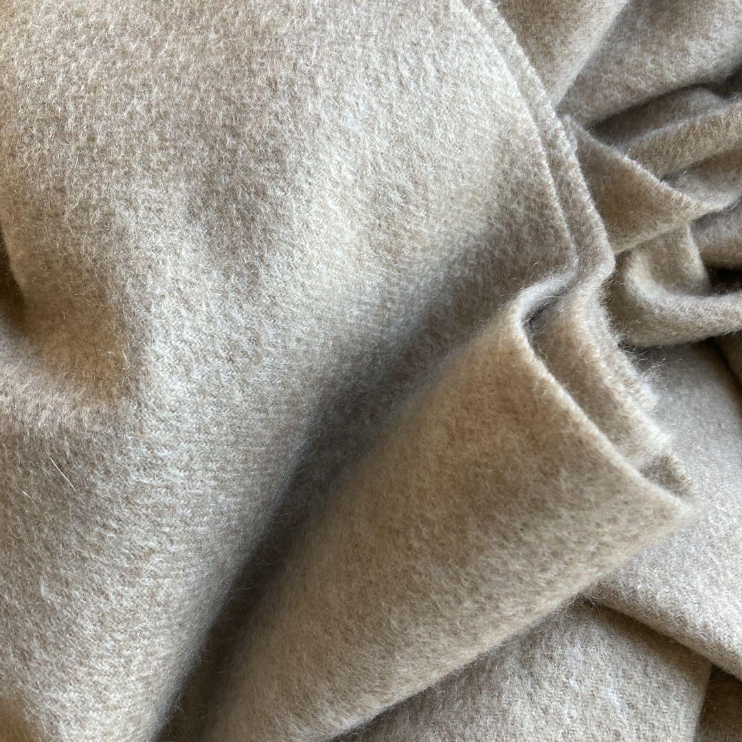 ナチュラルベーシック　カシミヤ100%大判マフラー　ショール 完売品