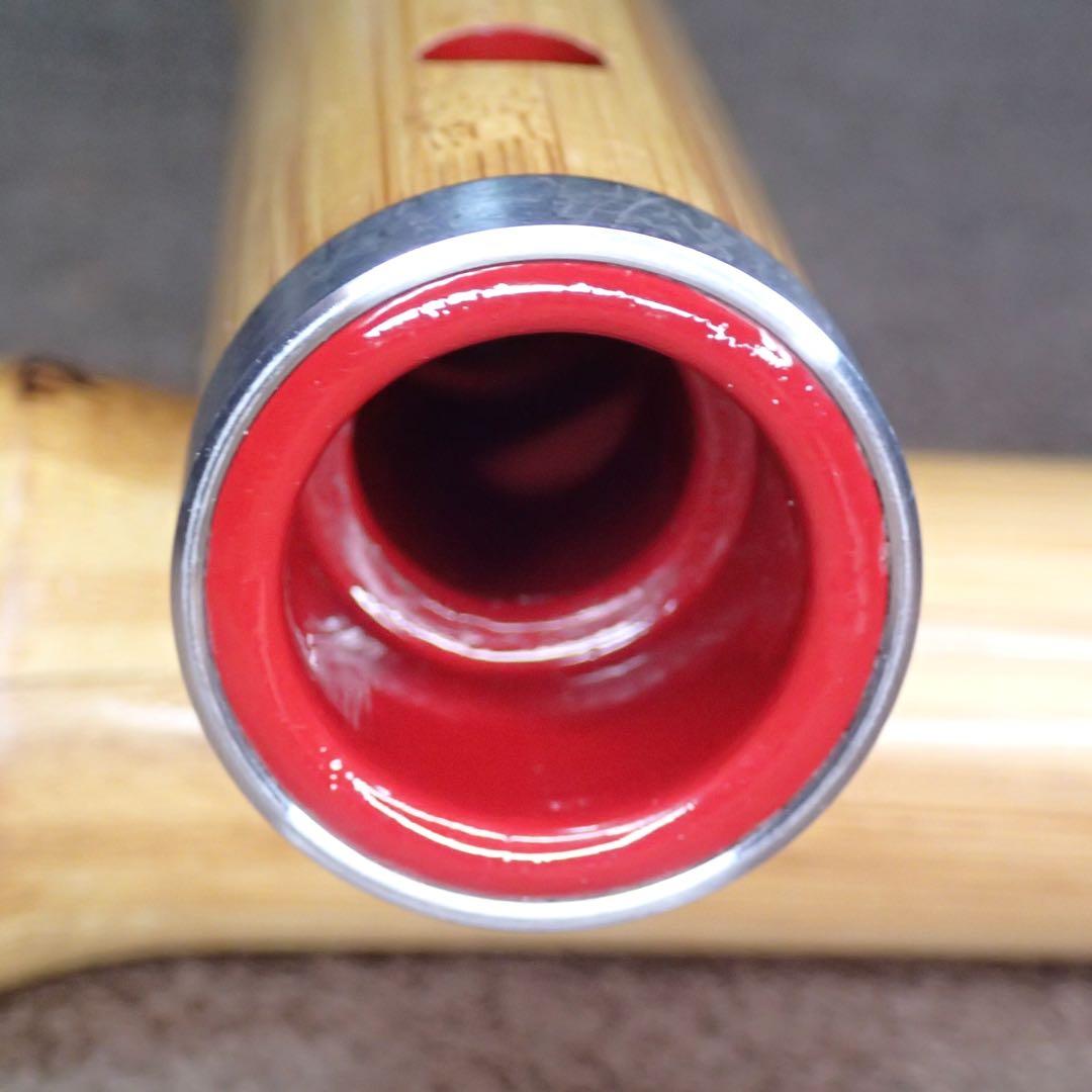 尺八 蝴蝶 高級合竹曲管 二尺三寸(正律Ａ管)