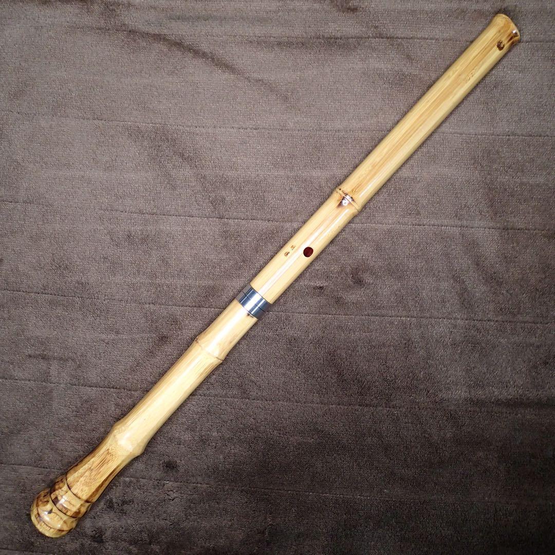 尺八 蝴蝶 高級合竹曲管 二尺三寸(正律Ａ管)