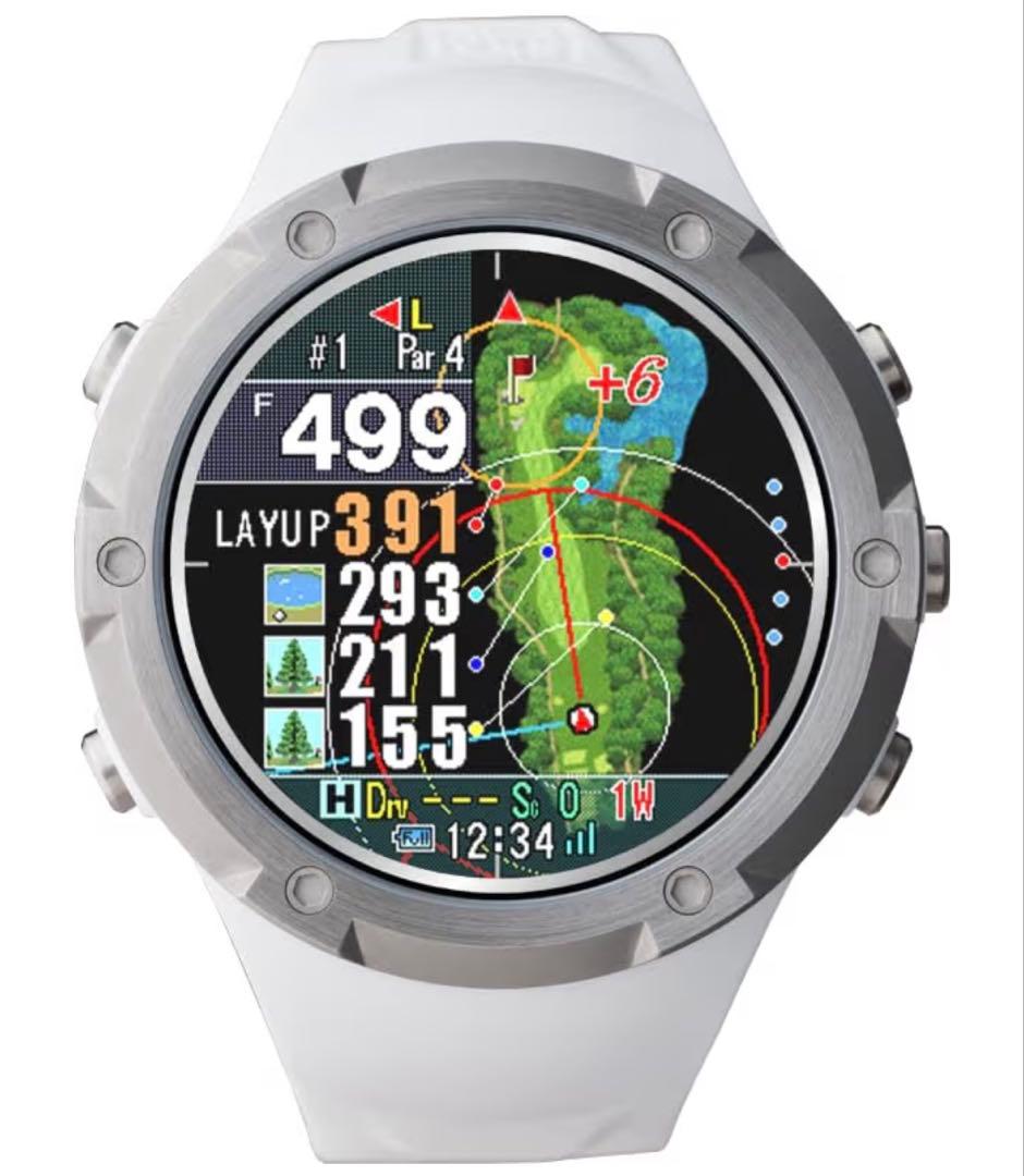 【新品】ショットナビEvolve α ゴルフGPSナビ ホワイト