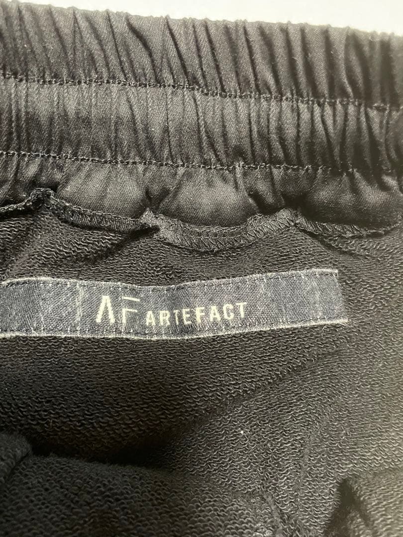 A.F ARTEFACT / 21SS ドッキング サルエルパンツ　ブラック　M