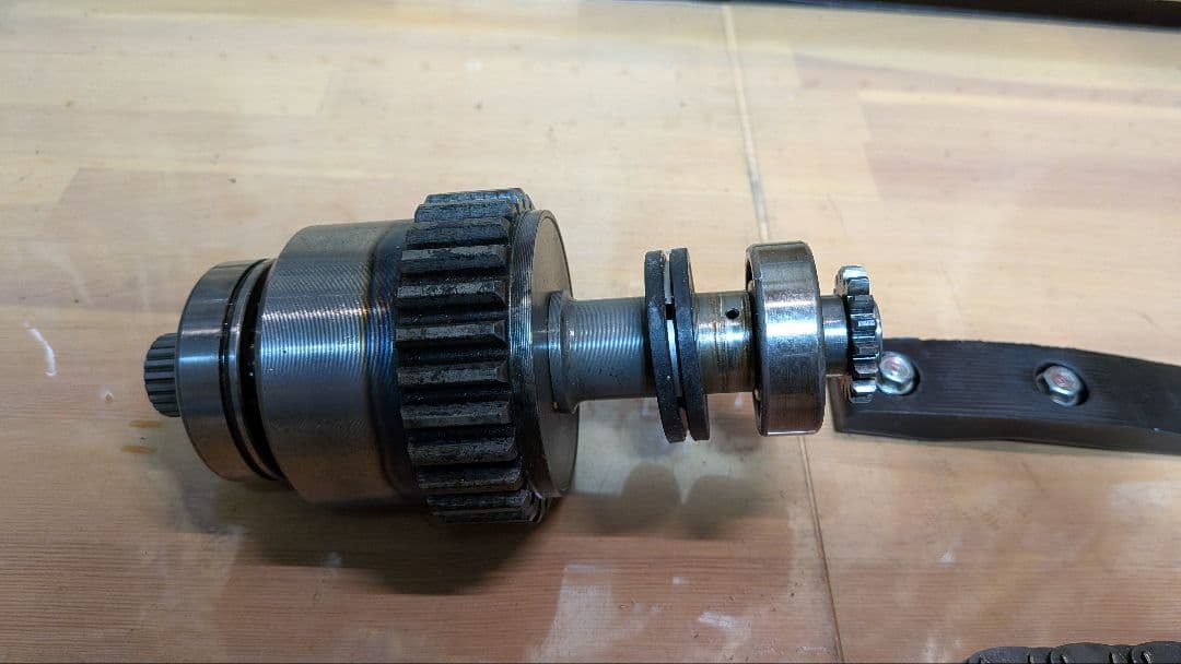 CB750F　プライマリーギア　プライマリーチェーン　チェーンテンショナー