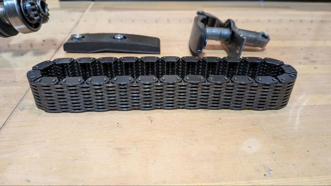 CB750F　プライマリーギア　プライマリーチェーン　チェーンテンショナー