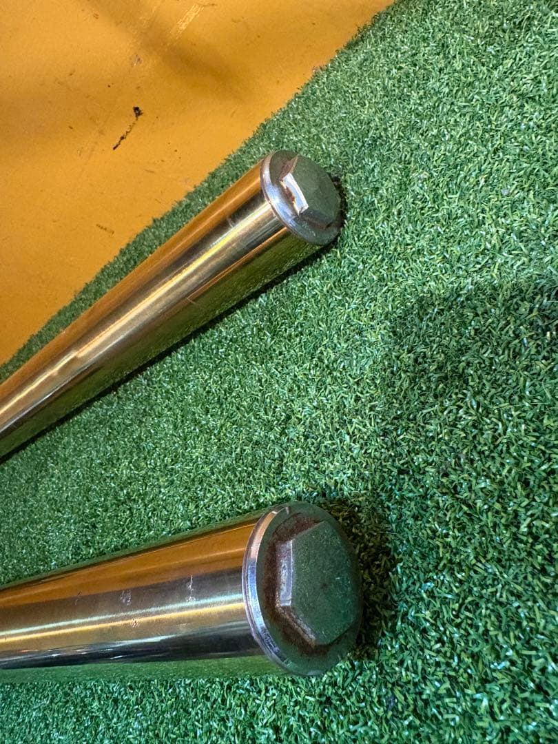 バリオス　ZR250A ゴールド　インナーチューブ　フロントフォーク　OH済み