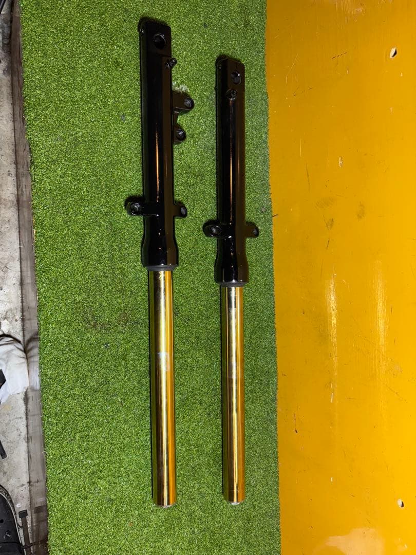 バリオス　ZR250A ゴールド　インナーチューブ　フロントフォーク　OH済み