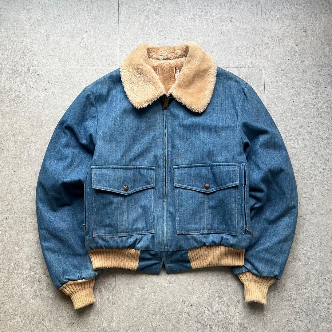 70s Levi's リーバイス G-1タイプ デニムボアジャケット USA製