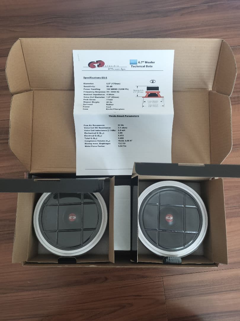 ゴルフ7 7.5 Aピラー加工品　cdt audio スピーカーセット　中古品