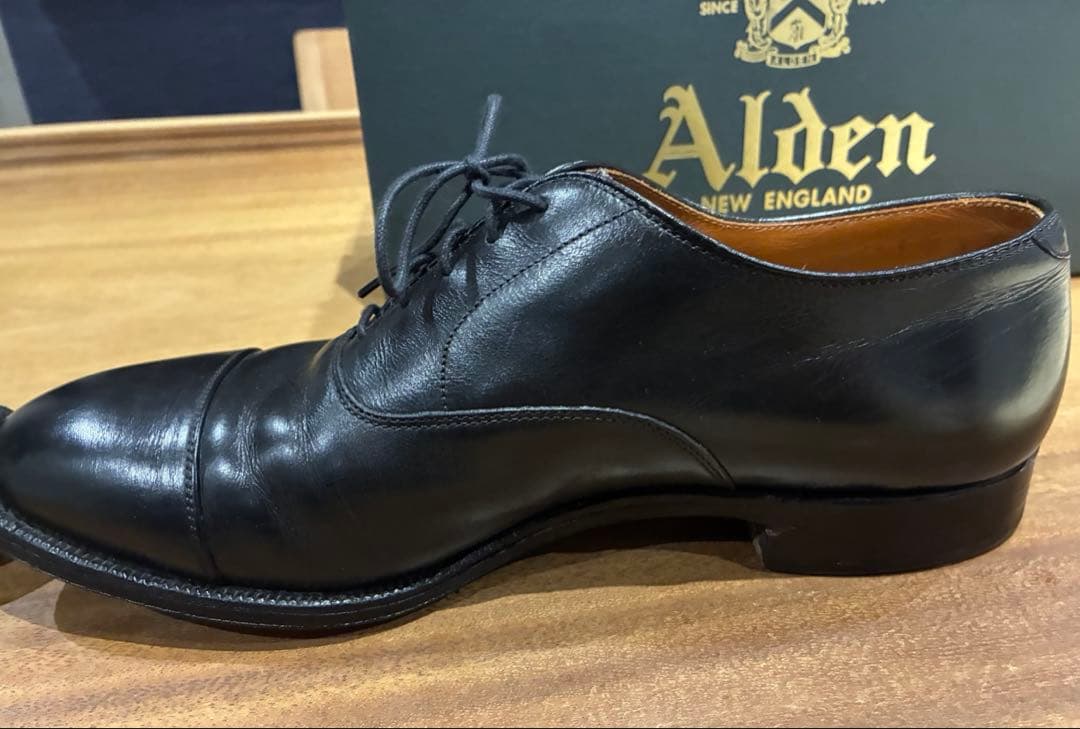 Alden オールデン　ストレートチップ　ブラック　27.5-28cm　9.5