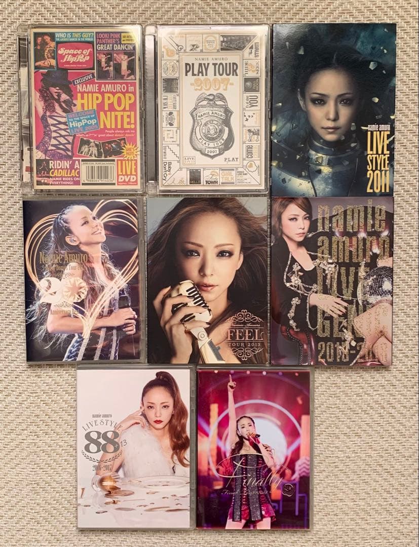 安室奈美恵LIVE DVD８枚セット