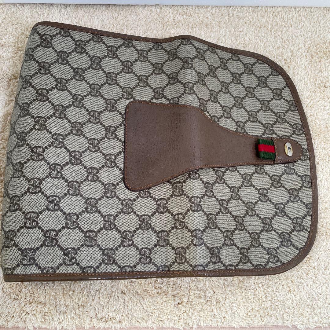 GUCCI グッチ GGスプリーム クラッチバック セカンドバックPVC レザー