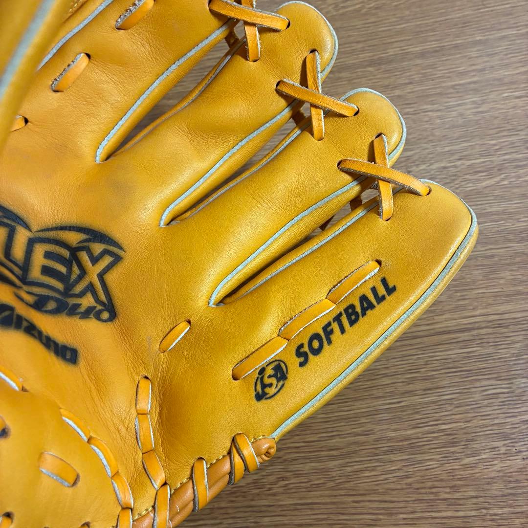 ミズノ フレックスデュオ 一般軟式 グローブ グラブ 内野手 極美品