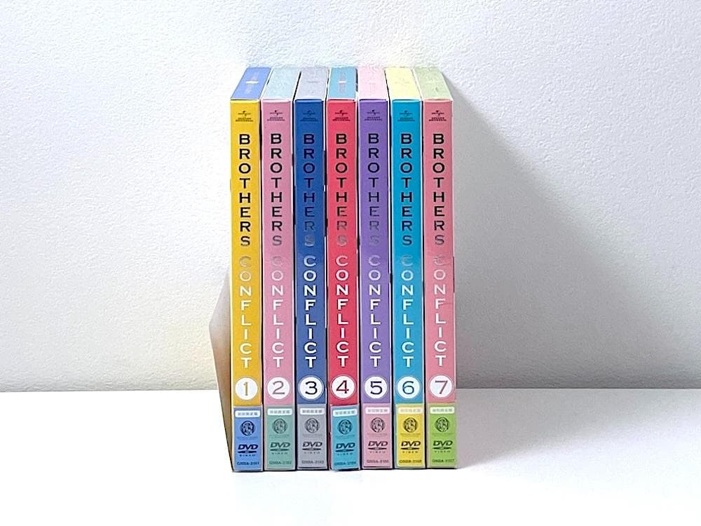 未開封多数 DVD BROTHERS CONFLICT 初回限定版 全7巻セット