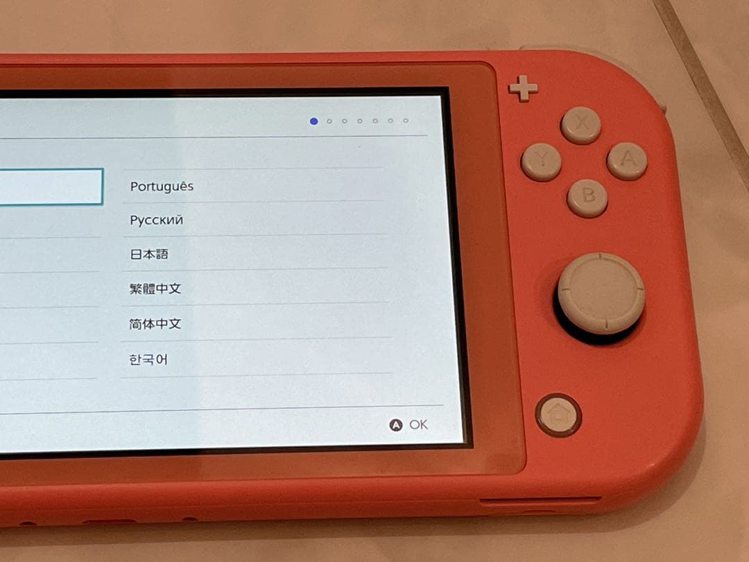 Switch Lite コーラルピンク 箱付き 任天堂 初期化済み!