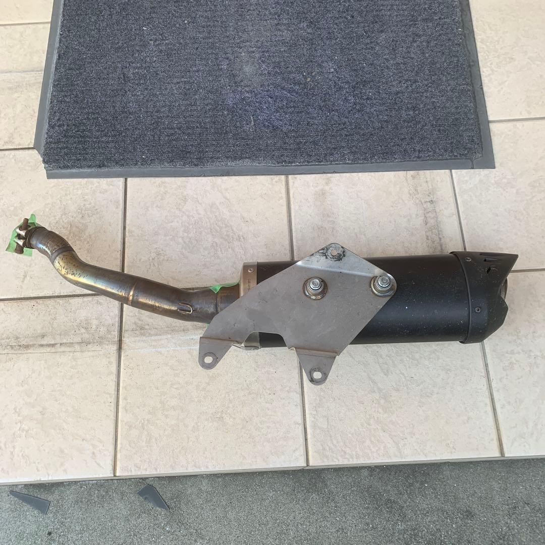 スズキバーグマン400 用MIVV イタリアンスタイル ブラックマフラー