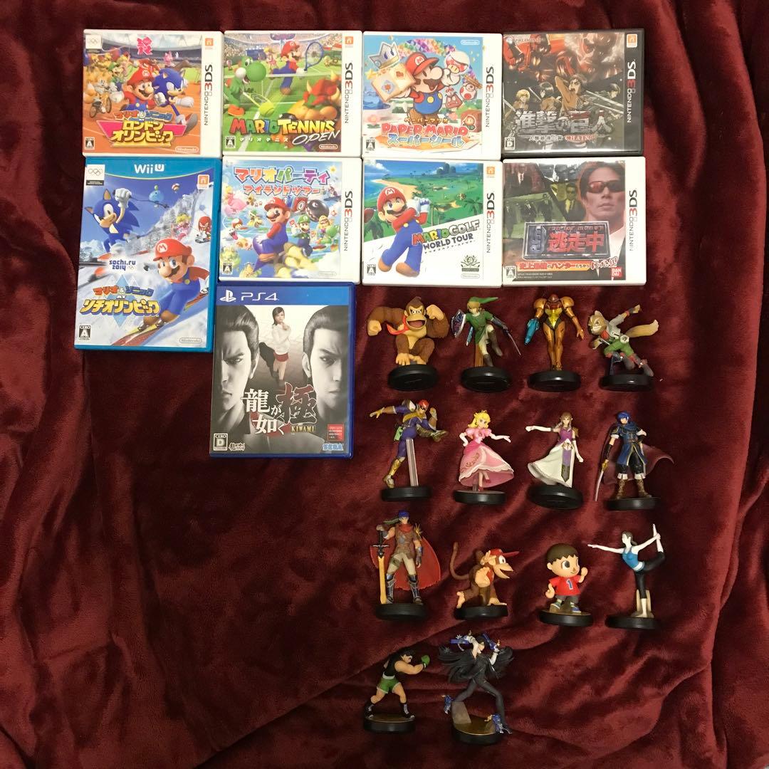 3DS&WiiU&PS4用ゲームソフト・amiiboのセット