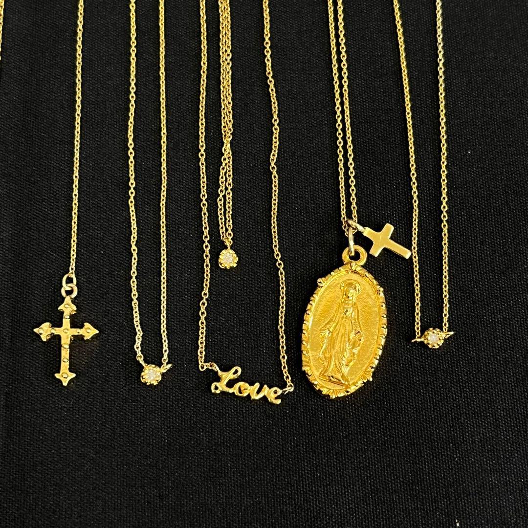 【H】お買い得✨STERLING 925 刻印　ネックレス　ブレスレット　7点