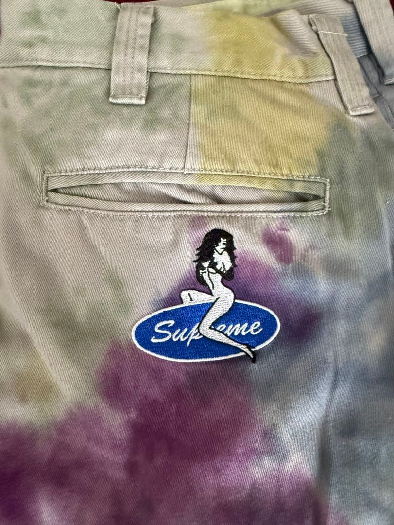SUPREME 21SS Pin UP Chino Pant タイダイ