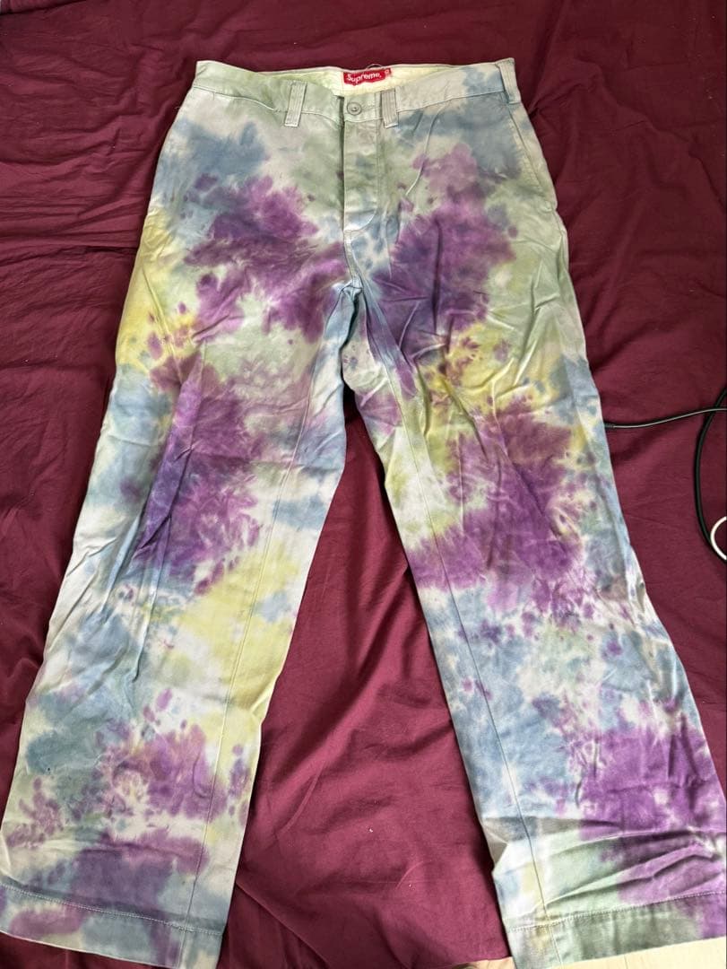 SUPREME 21SS Pin UP Chino Pant タイダイ