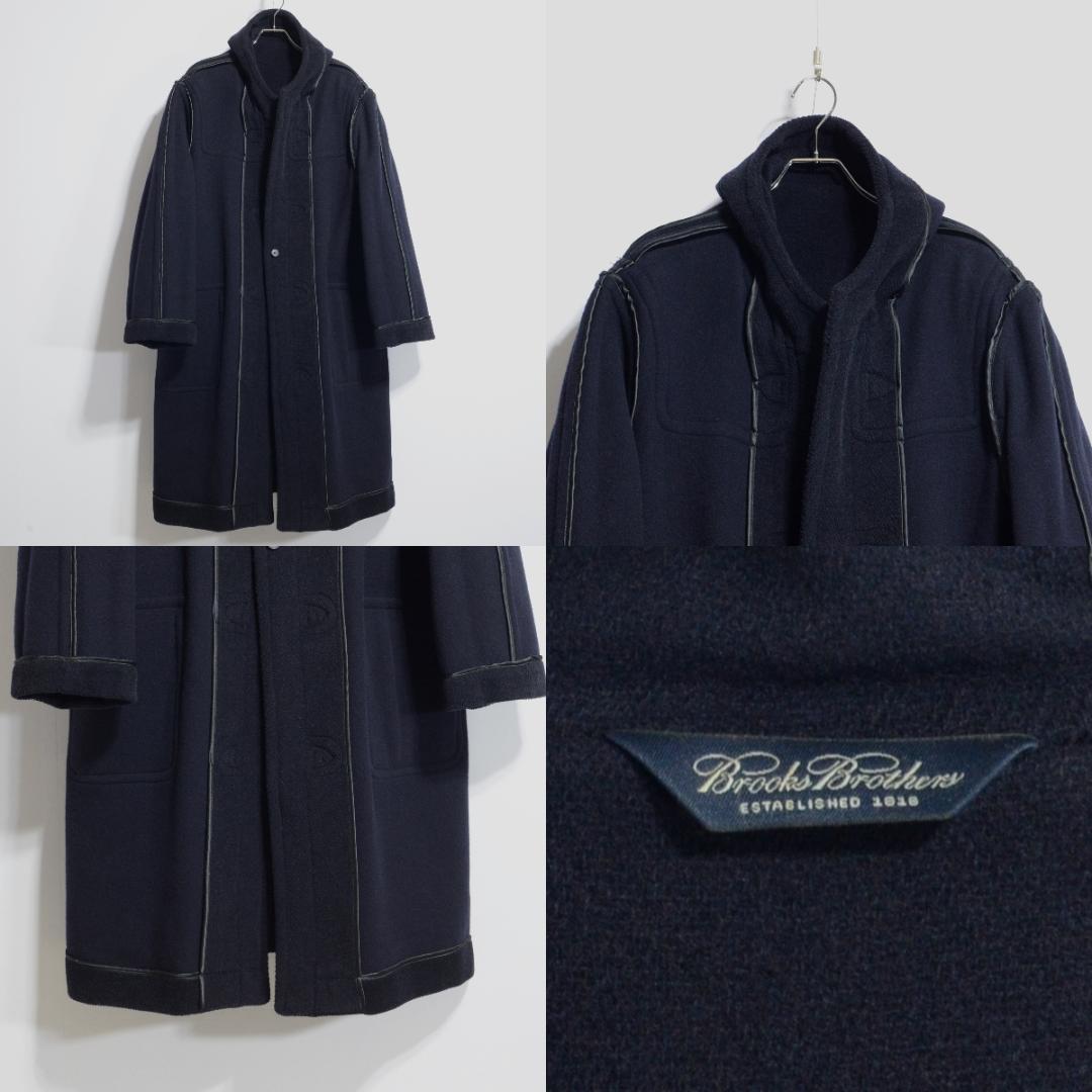 超レア極上品 ムーアブルックカットパイル ブルックスブラザーズ ダッフル 紺 L