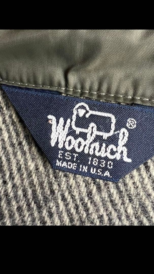 80s　WOOLRICH　ウールリッチ　ウールワークジャケット　USA製　L