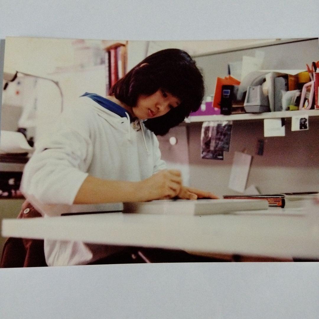 松本典子 石野陽子 レコード 写真 直筆サイン