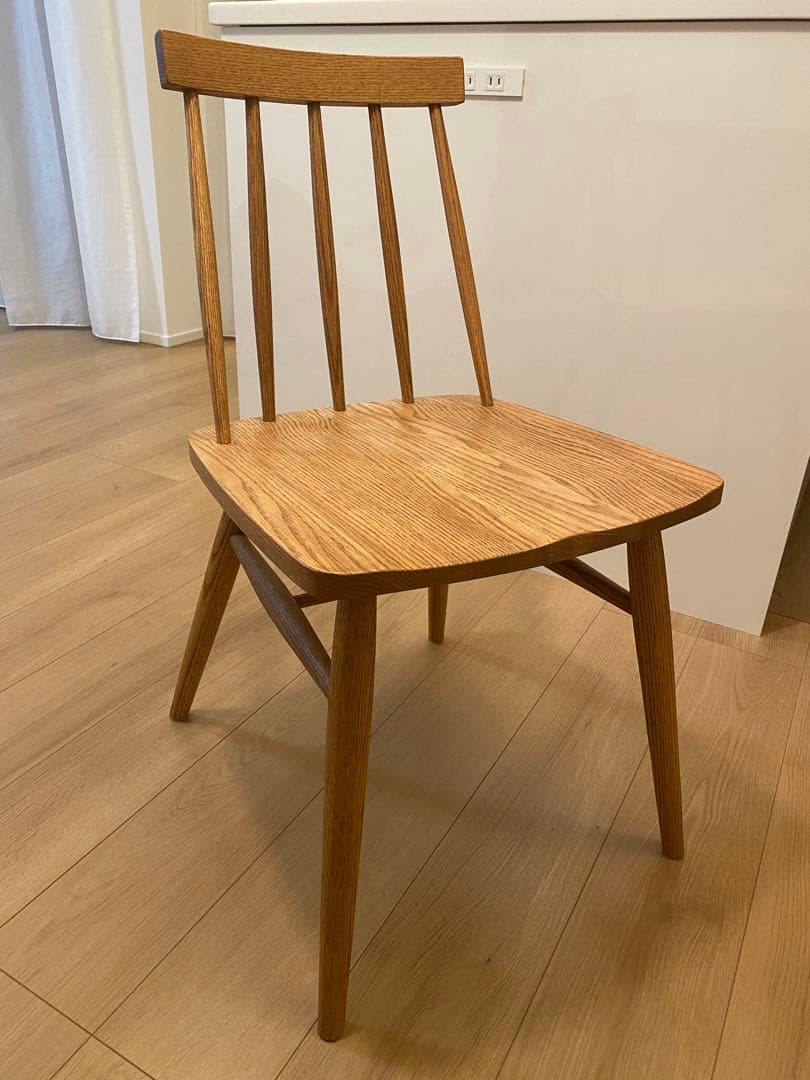 モモナチュラル　ダイニングチェア　二脚
