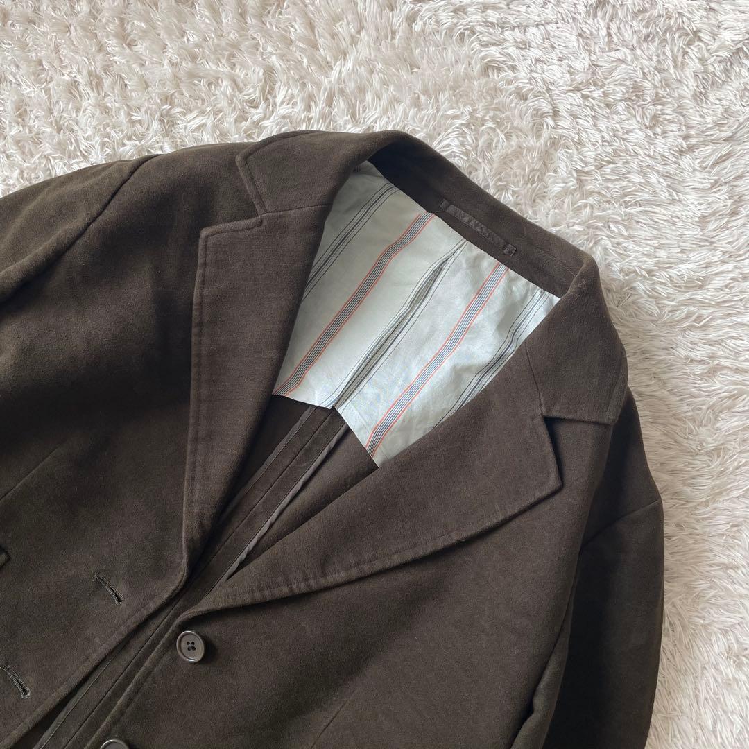 マーガレットハウエル 美品 メルトンテーラードジャケット 2 ブラウン