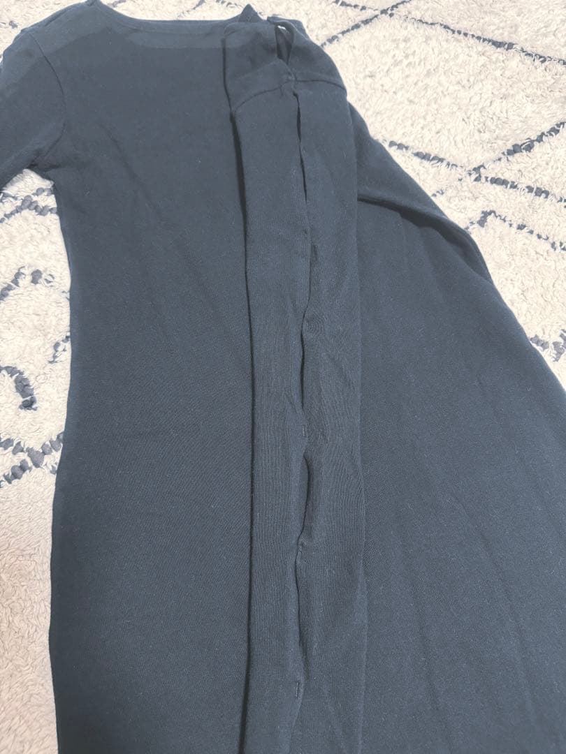 ワンピース yo biotop open sleeve cotton mini dress