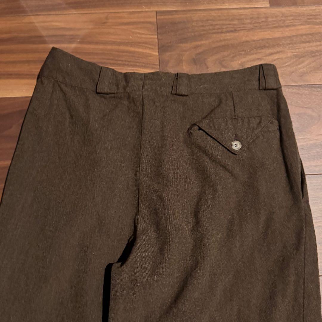 90s Gianni Versace 3タックスラックス　イタリア製　ブラウン