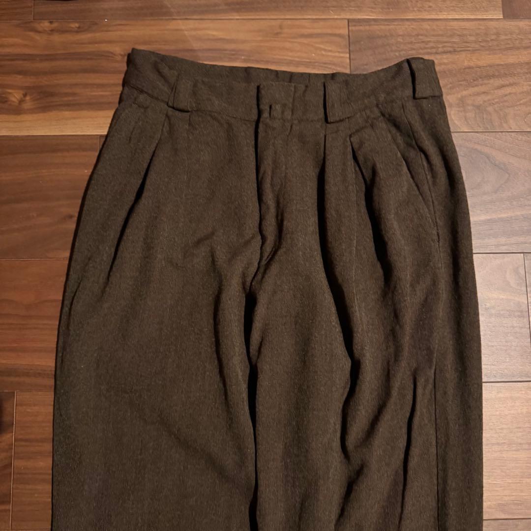 90s Gianni Versace 3タックスラックス　イタリア製　ブラウン