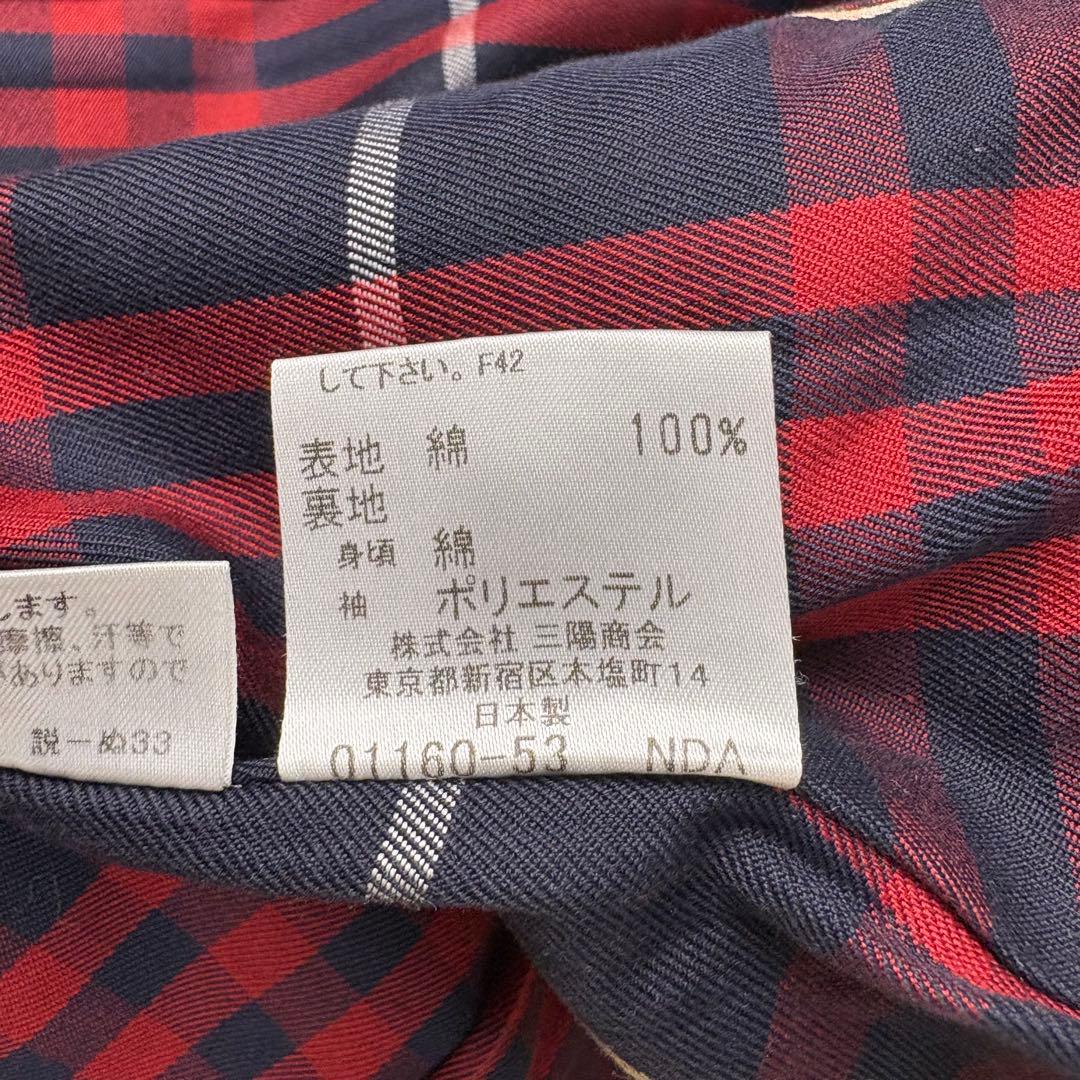 【美品】バーバリーブルーレーベル　トレンチコート　ロング丈　ノバチェックベルトM