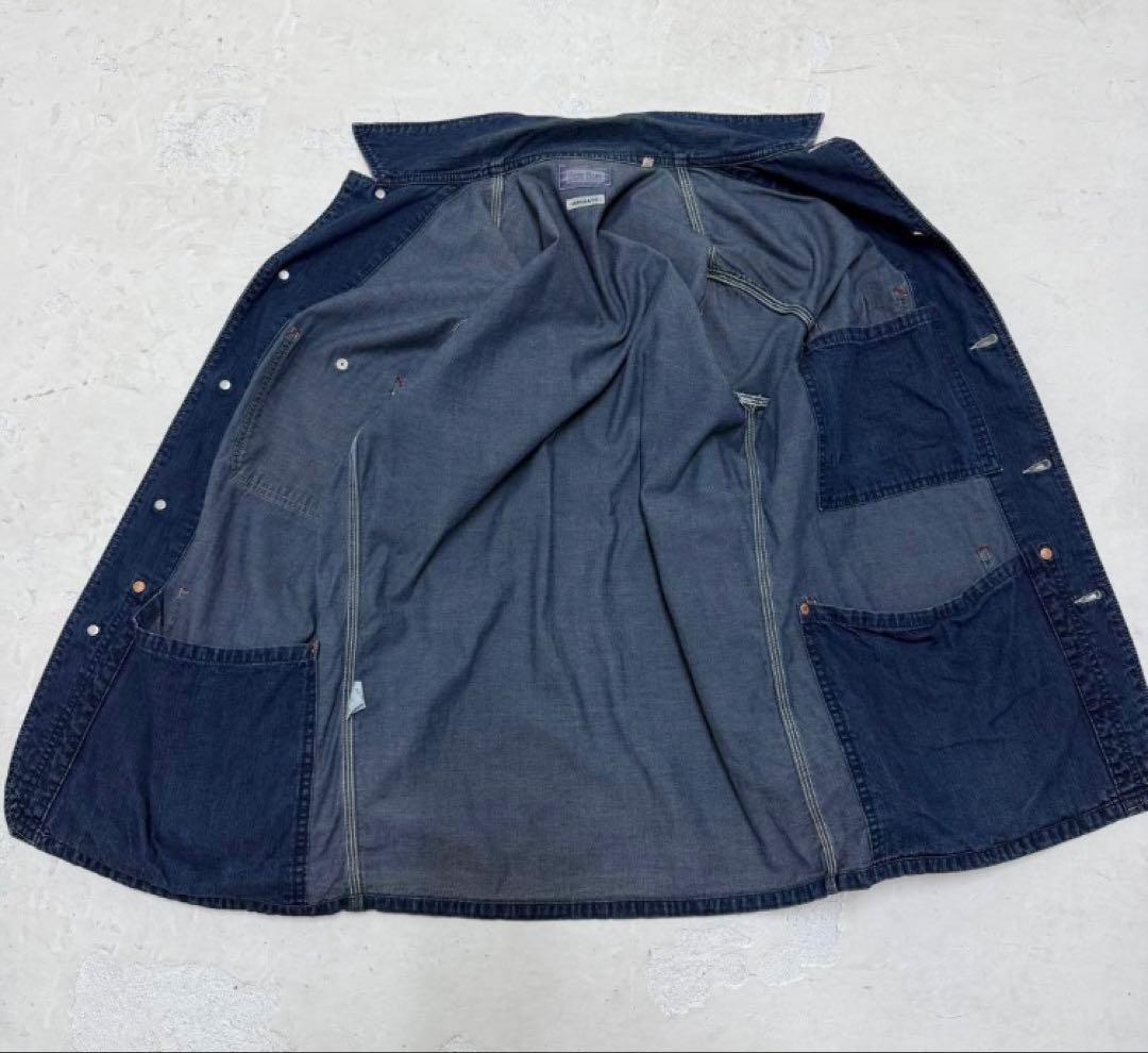 BLUE BLUE ブルーブルー デニムカバーオール M日本製 聖林公司
