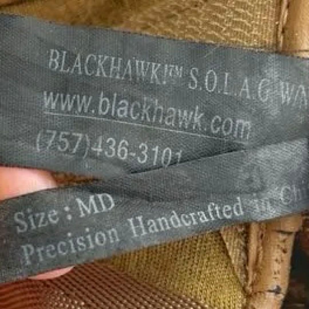ブラックホーク 革製タクティカルグローブ S.O.L.A.G. M ミリタリー