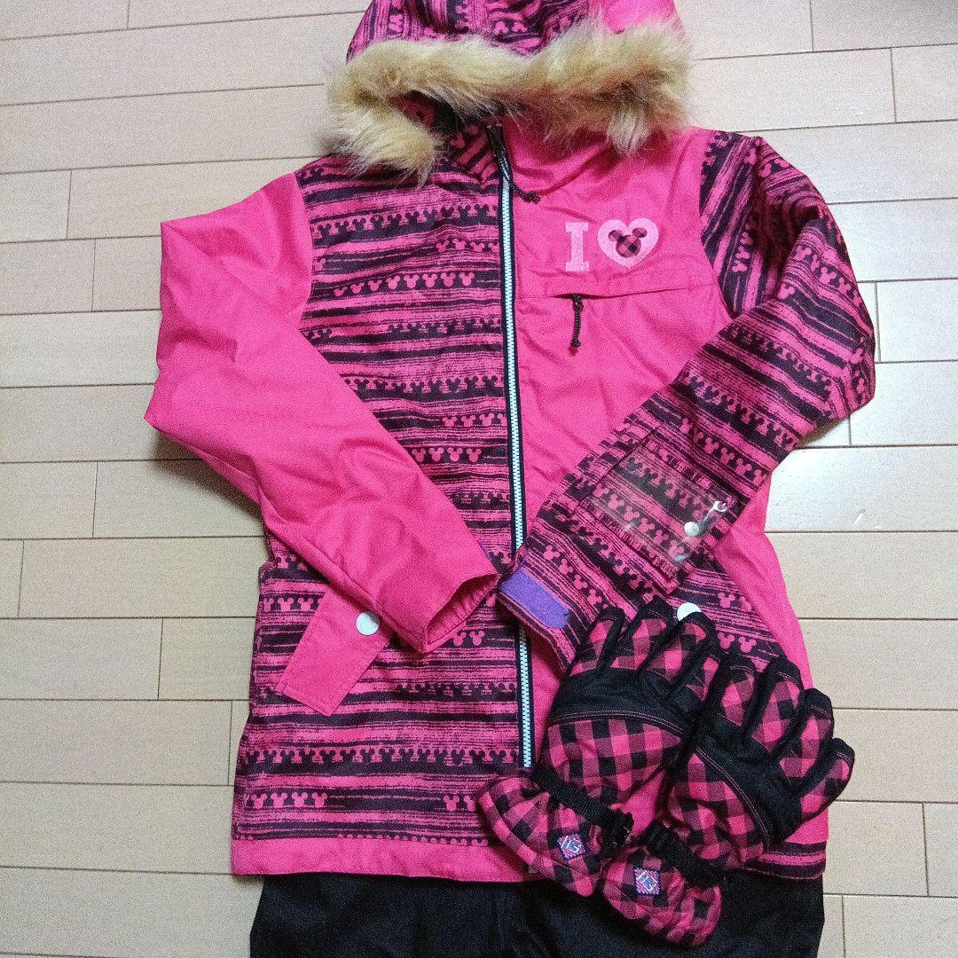 IGNIO スキーウェアS　手袋Mセット ミッキー