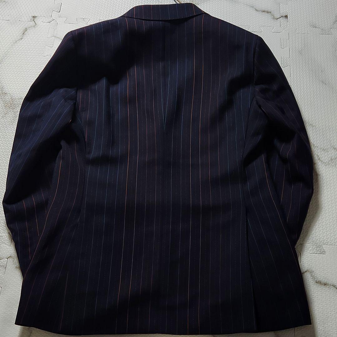 極美品✨L相当 エトロ スーツ ペイズリー総柄 ストライプ マルチカラー