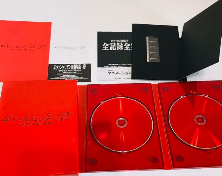 フィルム付　エヴァンゲリオン　映画　序　破　 DVD Q  Blu-ray 3点