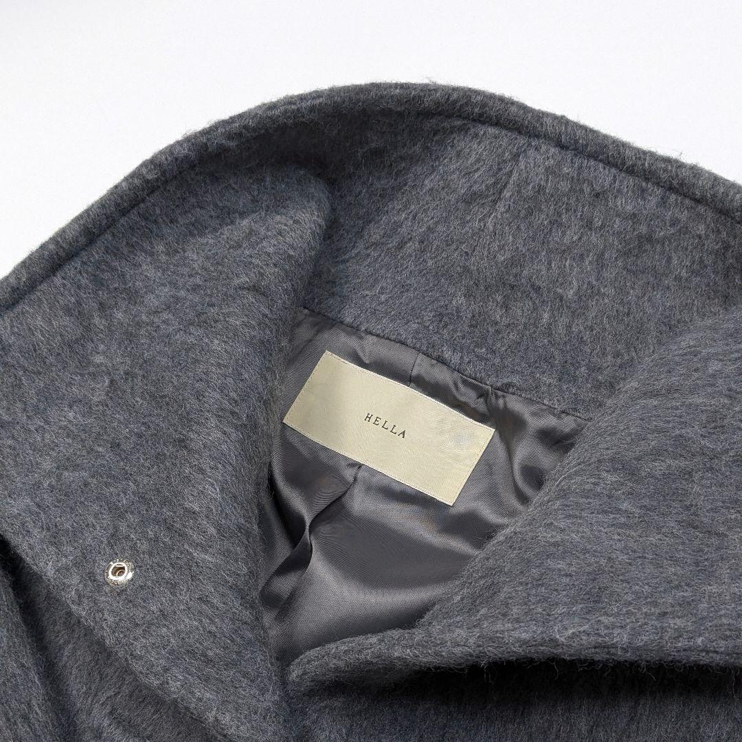 2025AW 美品 HELLA ヘラ wool shaggy coat グレー
