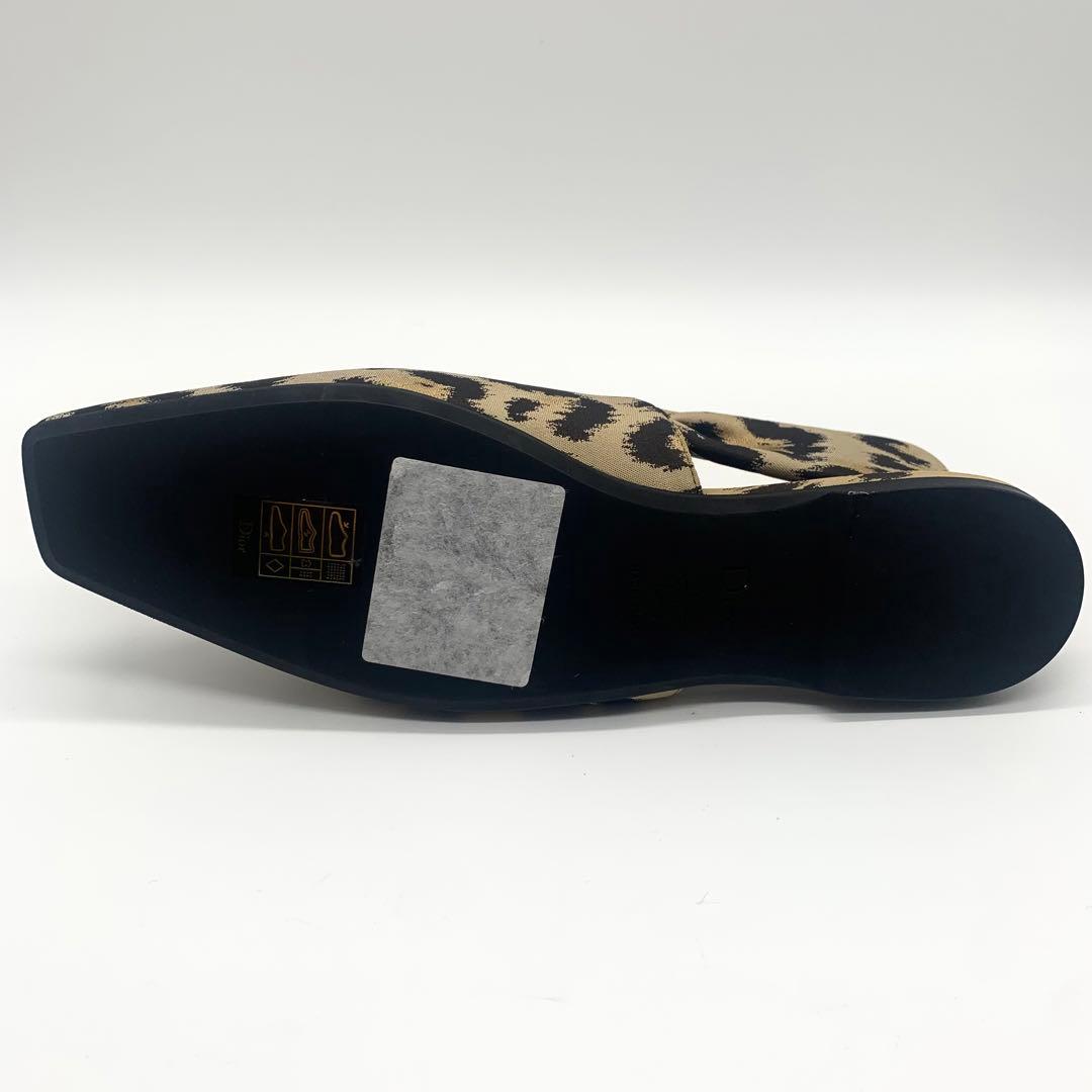 未使用品 クリスチャンディオール レオパード柄 パンプス 22cm