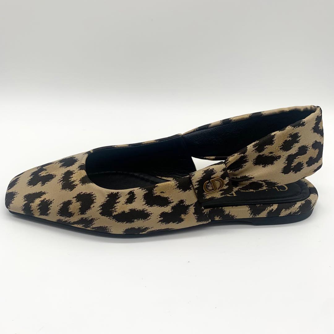 未使用品 クリスチャンディオール レオパード柄 パンプス 22cm