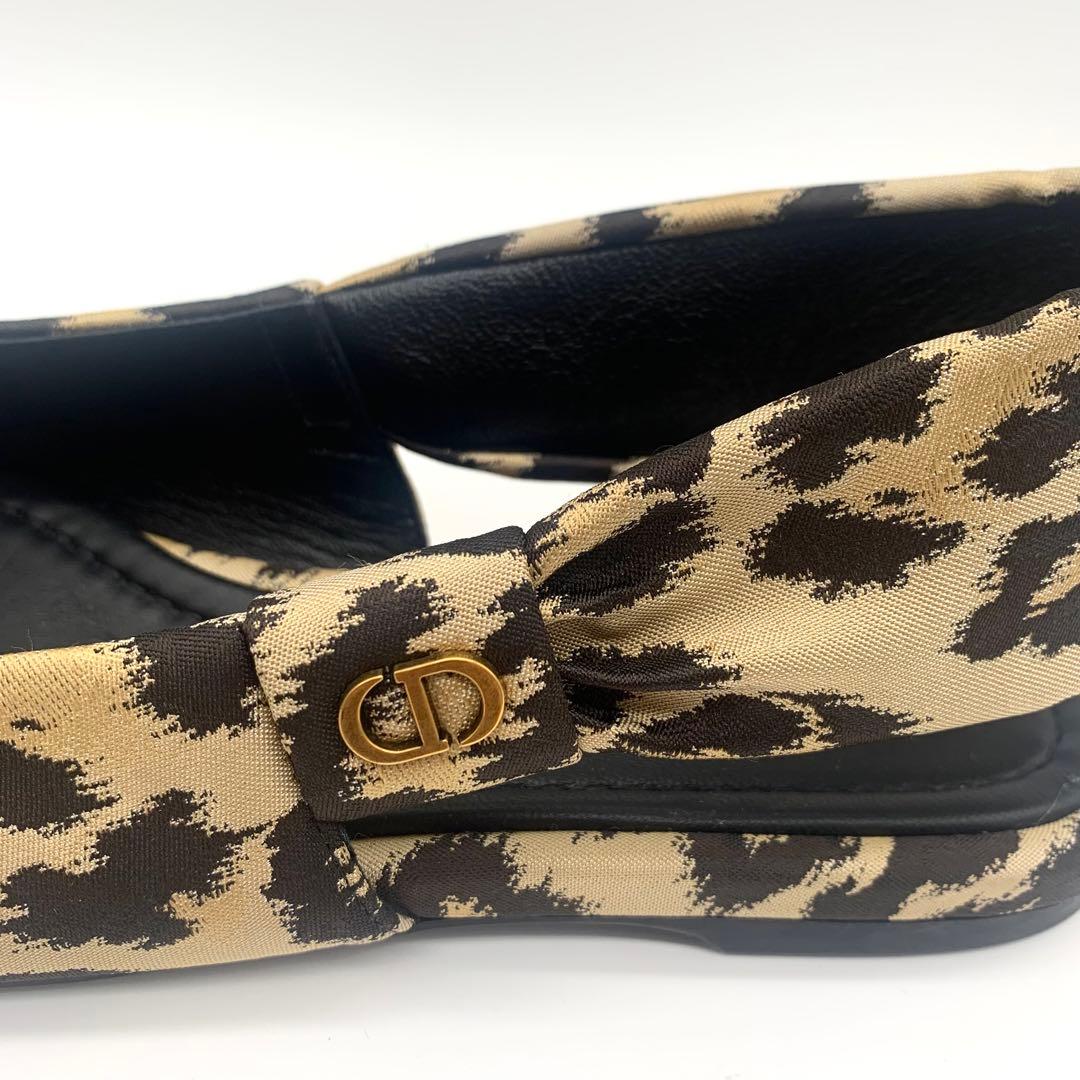 未使用品 クリスチャンディオール レオパード柄 パンプス 22cm