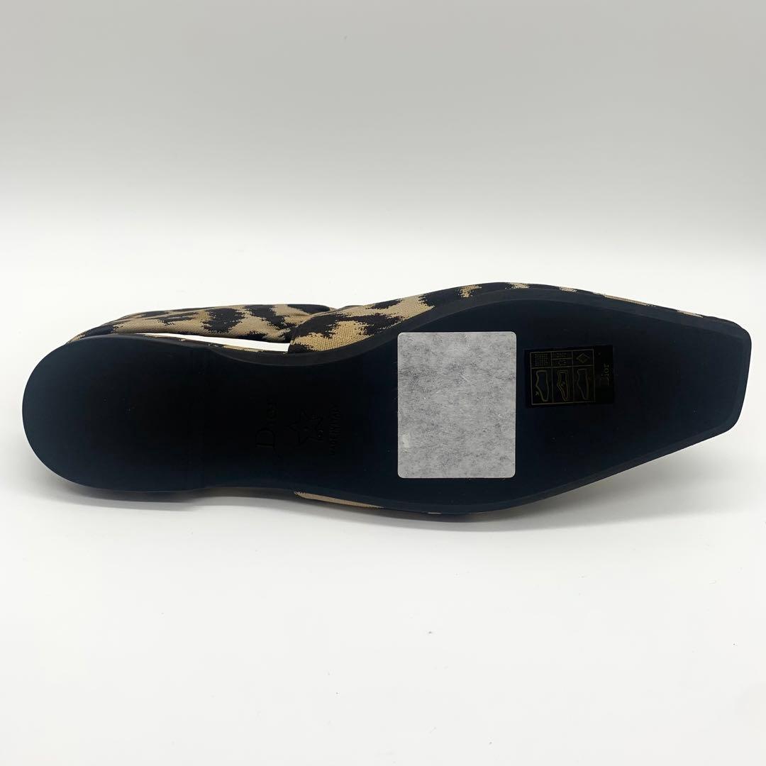 未使用品 クリスチャンディオール レオパード柄 パンプス 22cm