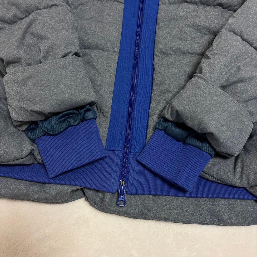 ジャックバニー フード 中綿 ダウン ジップアップ ジャケット ロゴ ワッペン