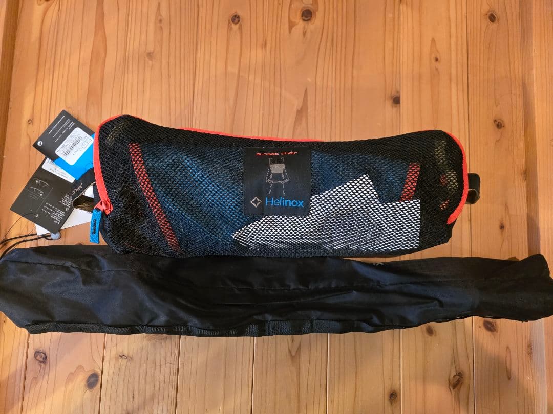 【美品】Helinox サンセットチェア ロッキングフットセット 屋内利用