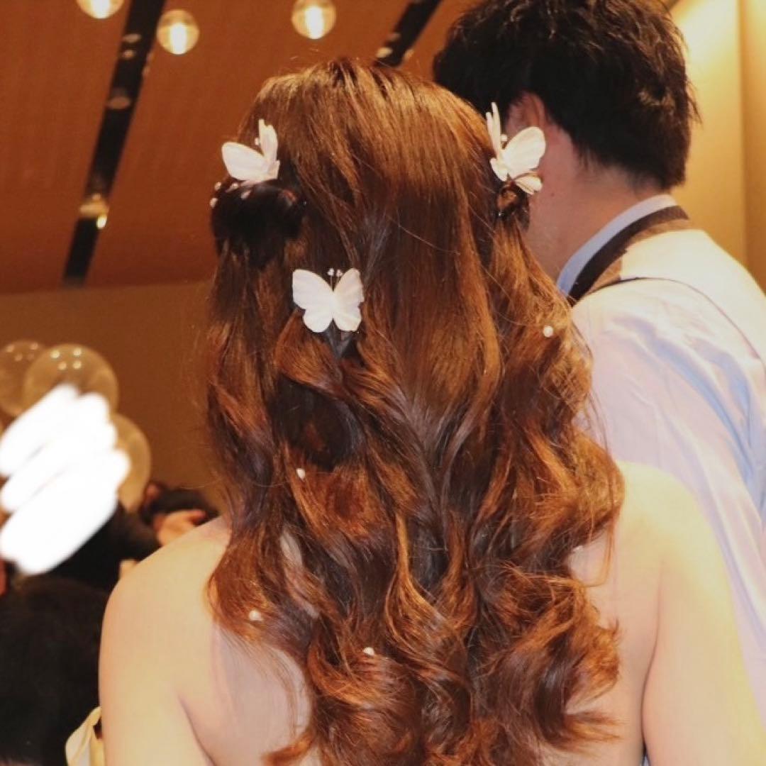 orgablanca 花モチーフ ヘアピン 3本セット