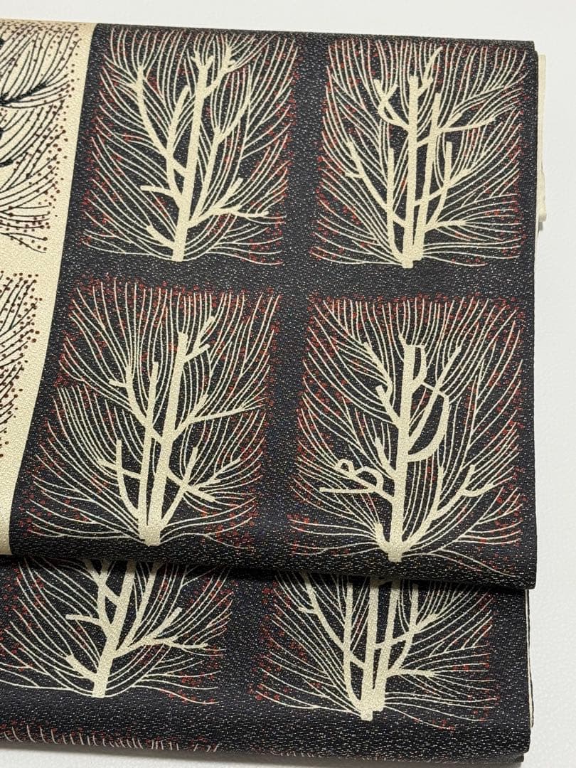 プ*読様 【新品未使用】ニ代目 川村久太郎 創作友禅 全通　袋帯　未仕立て　伝産