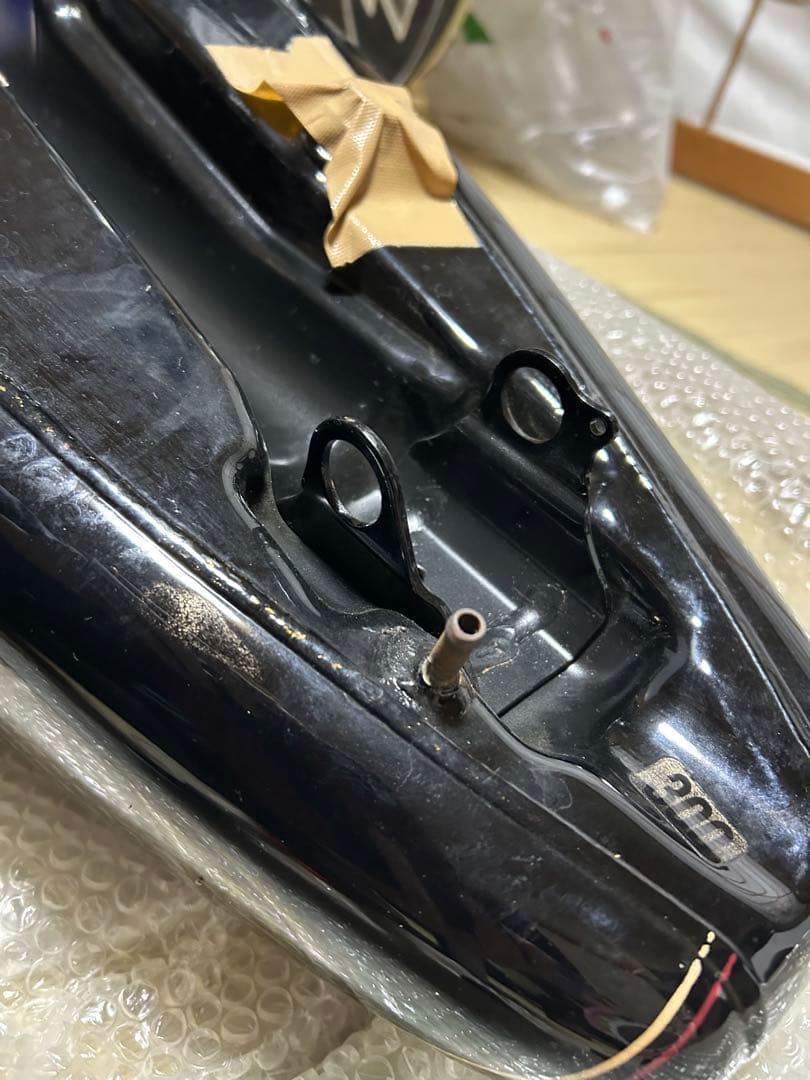 Harley-Davidson 黒 タンク チェッカーフラッグデザイン