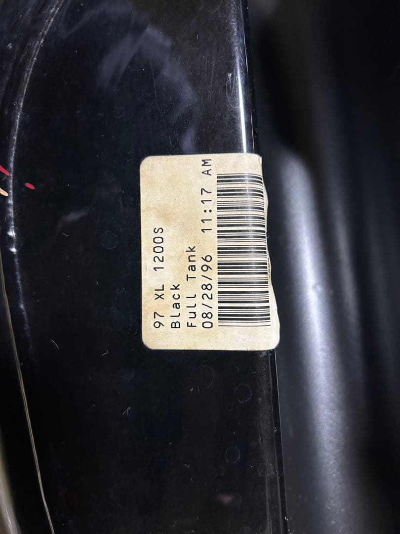 Harley-Davidson 黒 タンク チェッカーフラッグデザイン