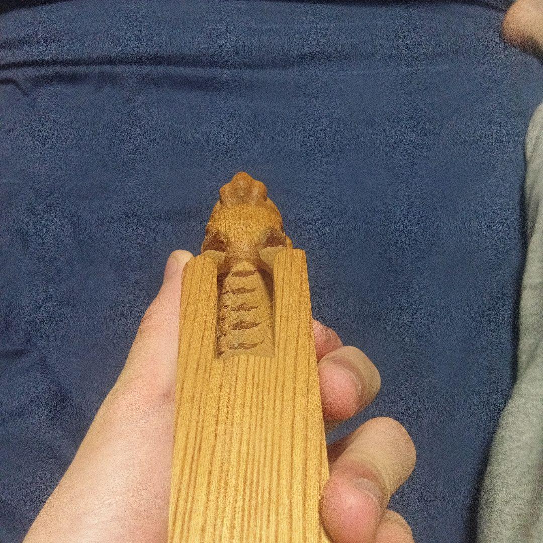 地車（だんじり）の龍の木彫り