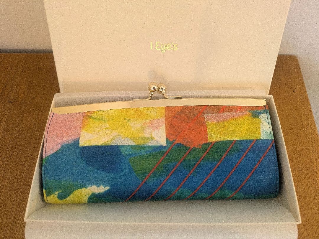 【未使用】I Eye's アイアイズ 長財布 がま口